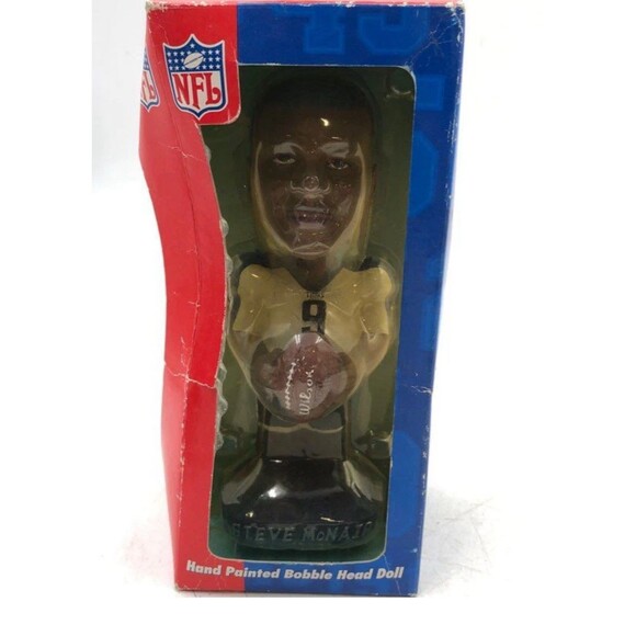 Bobble Head STEVE McNAIR Tennessee Titans QB Club Bobble Dobbles Hand Painted 7" - Picture 1 of 1